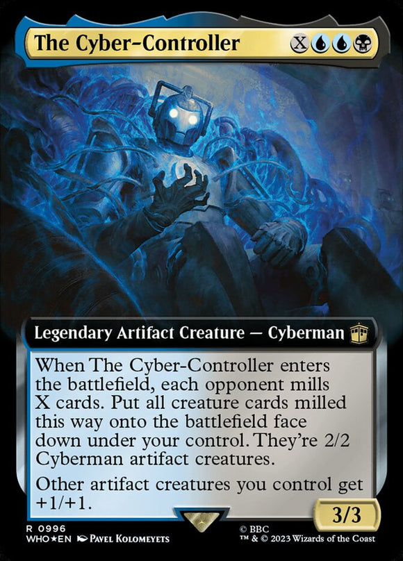 The Cyber-Controller - XWHO V.3 (Extended Art) (Surge) Foil