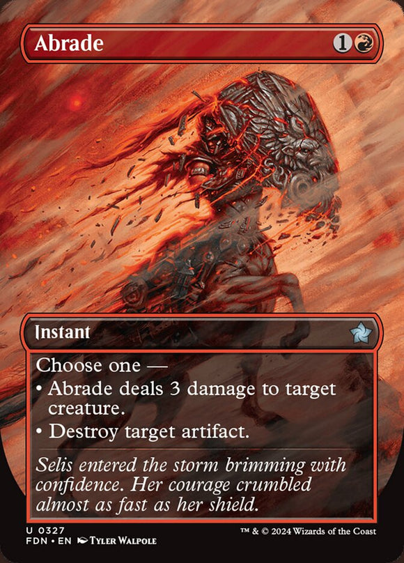 Abrade - XFDN (Extended Art) Foil