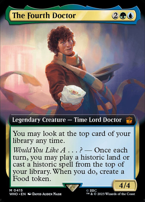 The Fourth Doctor - XWHO V.1 (Extended Art) Foil