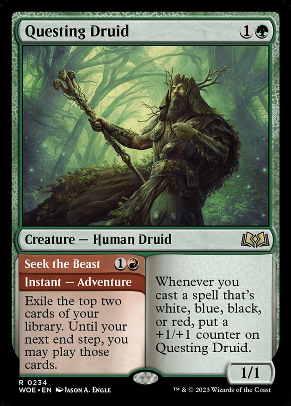 Questing Druid - WOE Foil