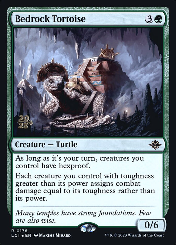 Bedrock Tortoise - PLCI (Prerelease) Foil