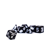 Fan Roll: Sharp Edge Silicone Rubber Dice Set - Gold Scatter