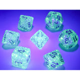 Chessex: Borealis Polyhedral 7-Die Set - Luminary Teal/Gold