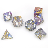 Chessex: Poly 7 Set - Festive Carousel w/White