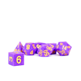 Fan Roll: Sharp Edge Silicone Rubber Dice Set - Regal Ricochet