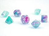 Chessex: Nebula Poly 7 Set - Luminary Wisteria/White
