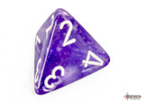 Chessex: Borealis Polyhedral 7-Die Set - Luminary Purple/white