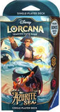 Disney: Lorcana: Azurite Sea Set 6 Starter Deck - Amber & Ruby