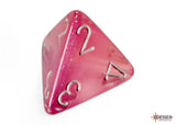 Chessex: Borealis Polyhedral 7-Dice Set - Luminary Polyhedral Pink/silver