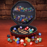 Enhance: D&D Dice Tray and Dice Case Dragon - Red