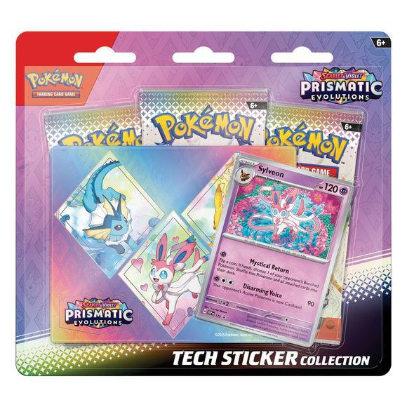 Pokémon: Scarlet & Violet 8.5 – Prismatic Evolution - Tech Sticker Collection - Sylveon (Preorder)