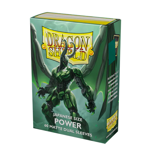 Dragon Shield: 60 Japanese Size Dual Matte - Power