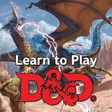 Dungeons and Dragons Learn to Play Wednesday 12/6/24 - 5pm