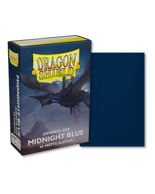 Dragon Shield: 60 Japanese Size Matte -  Midnight Blue