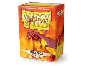 Dragon Shield: 100 Standard Size Matte: Orange