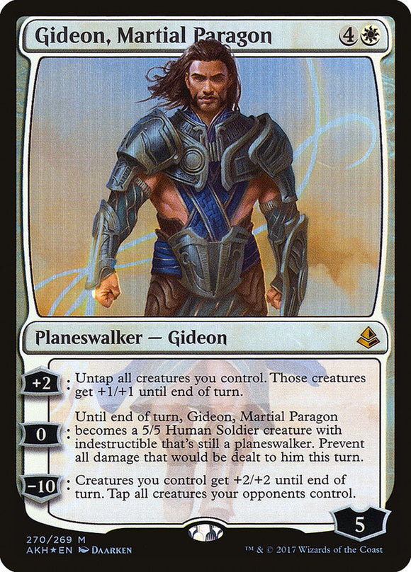 Gideon, Martial Paragon - AKH Foil