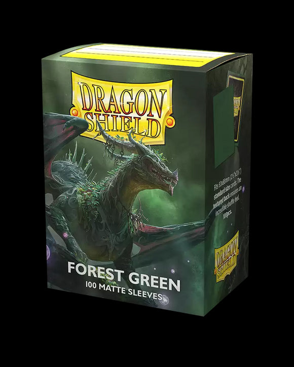 Dragon Shield: 100 Standard Size Matte - Forest Green