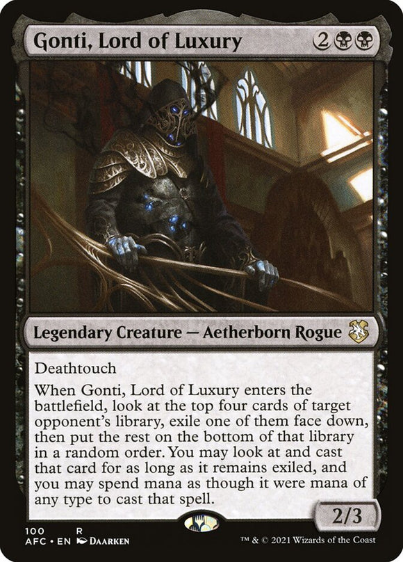 Gonti, Lord of Luxury - AFC