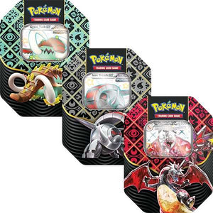 Pokémon: Scarlet & Violet 4.5 Paldean Fates -Booster Tin - Great Tusk/Iron Treads/Charizard (Random)