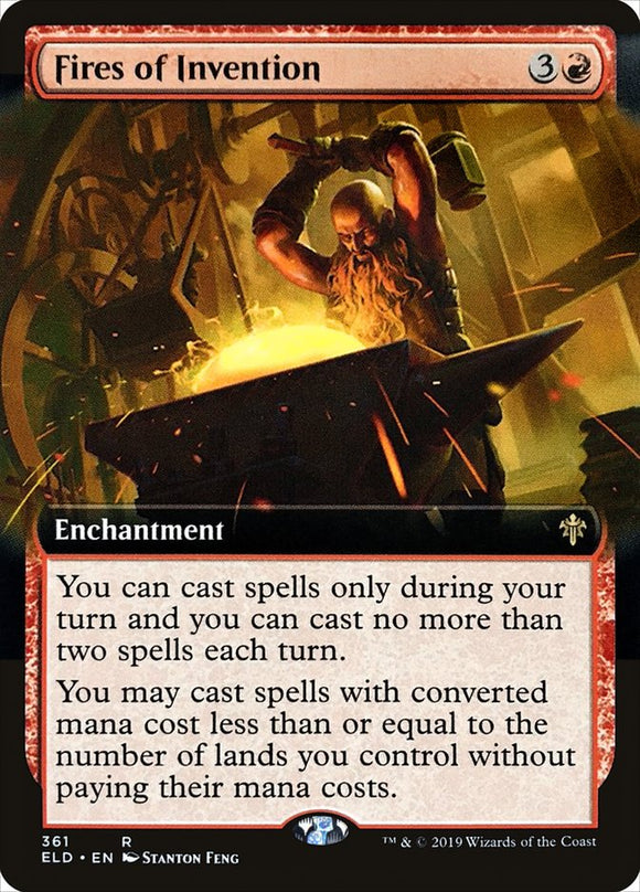 Fires of Invention - XELD (Extended Art) Foil