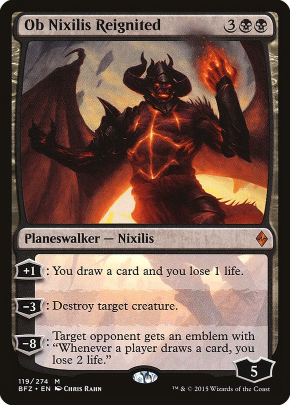 Ob Nixilis Reignited - BFZ Foil