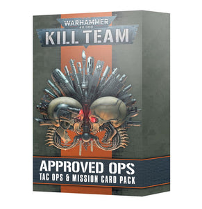 Warhammer 40,000: Kill Team Card Pack - Approved Ops – Tac Ops & Mission