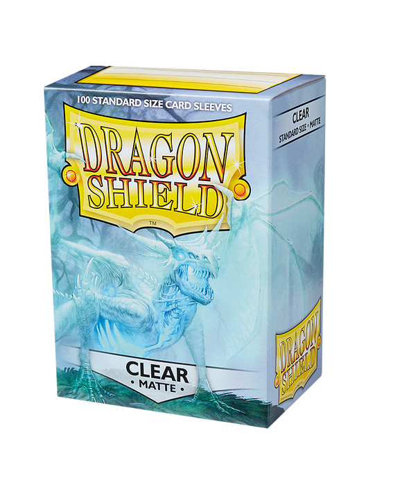 Dragon Shield: 100 Standard Size Matte - Clear
