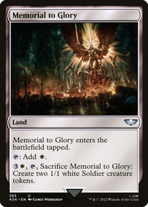 Memorial to Glory - 40K