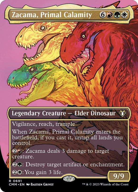 Zacama, Primal Calamity - XCMM (Extended Art) Foil