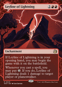 Leyline of Lightning - WOT (Extended Art) Foil