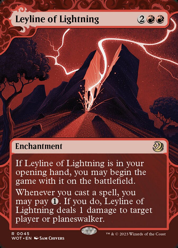 Leyline of Lightning - WOT (Extended Art) Foil