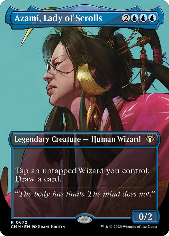 Azami, Lady of Scrolls - XCMM V.2 (Extended Art)