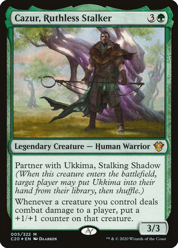 Cazur, Ruthless Stalker - C20 Foil