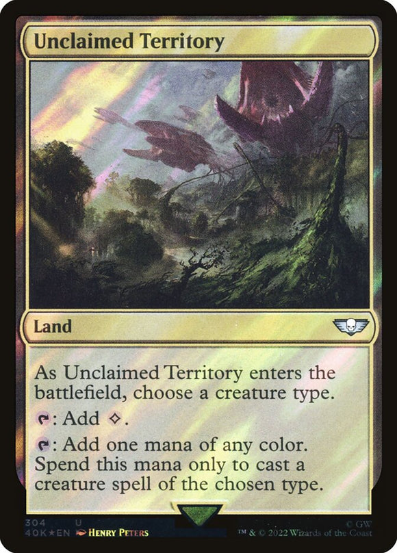 Unclaimed Territory - 40K (Surge) Foil