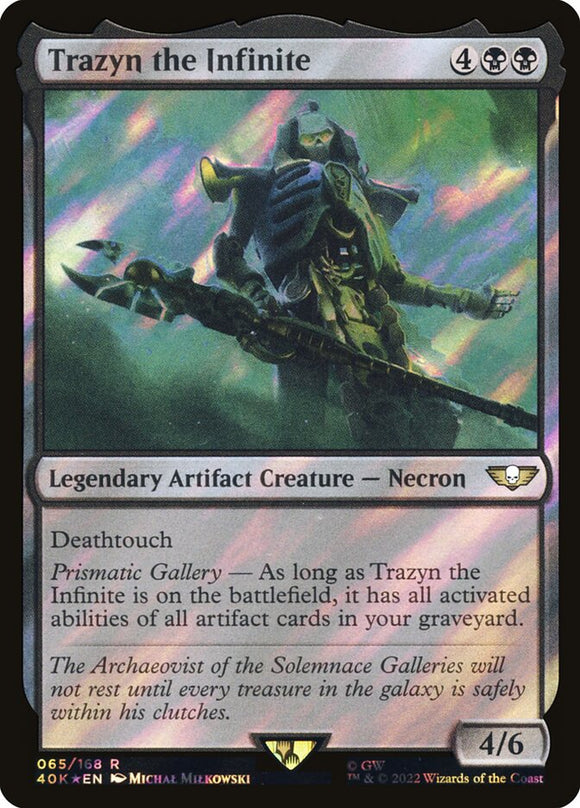 Trazyn the Infinite - 40K (Surge) Foil