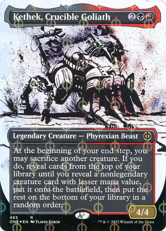 Kethek, Crucible Goliath - XONE (Extended Art) Step-and-Compleat Foil