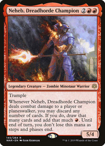 Neheb, Dreadhorde Champion - WAR Foil
