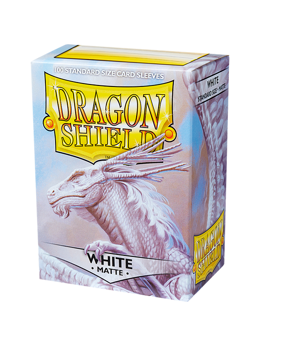 Dragon Shield: 100 Standard Size Matte - White