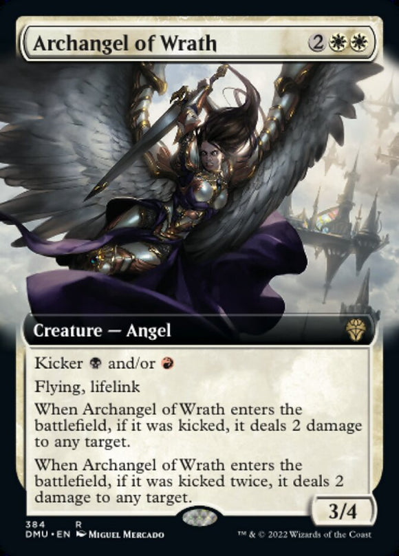 Archangel of Wrath - XDMU (Extended Art) Foil