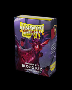 Dragon Shield: 60 Japanese Size Matte - Blood Red