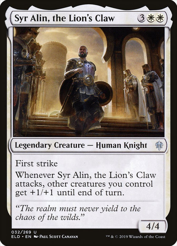 Syr Alin, the Lion's Claw - ELD