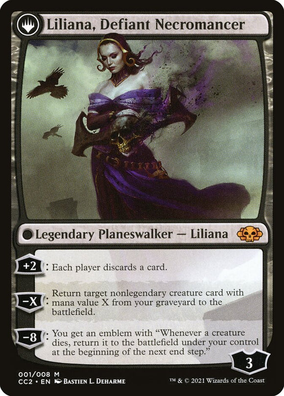Liliana, Defiant Necromancer - CC2 Foil