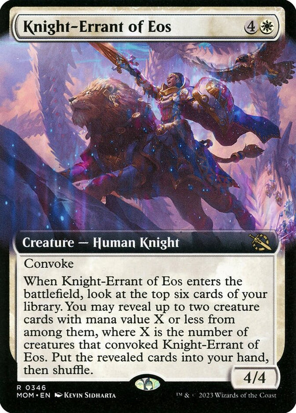 Knight-Errant of Eos - XMOM (Extended Art) Foil