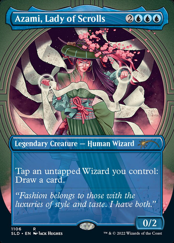 Azami, Lady of Scrolls - SLDO2 (Extended Art) Foil