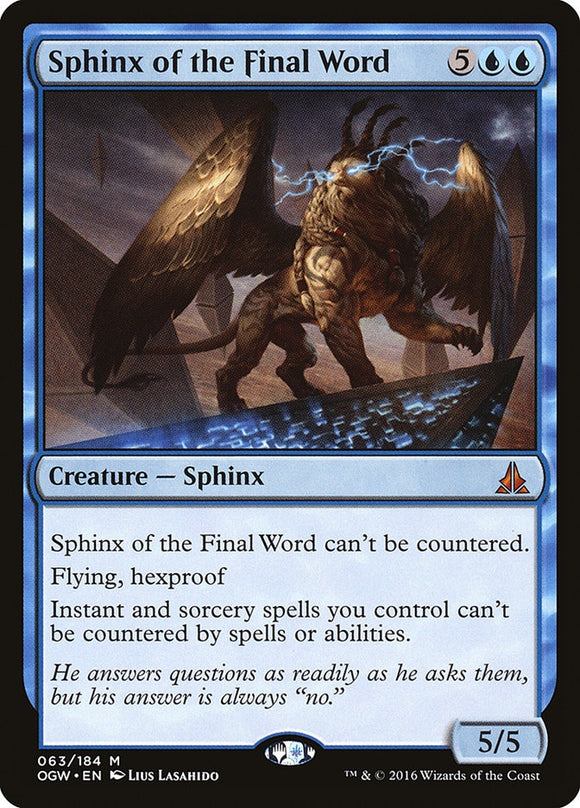 Sphinx of the Final Word - OGW