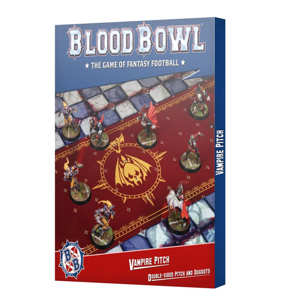 Blood Bowl: Vampire Team – Double-sided Pitch and Dugouts Set