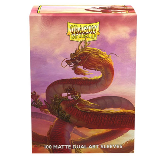 Dragon Shield: 100 Standard Size Dual Matte – Wood Dragon