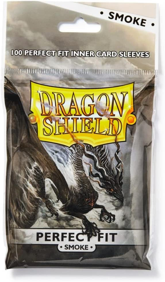 Dragon Shield: 100 Standard Size Perfect Fit - Inner Card Clear/Smoke