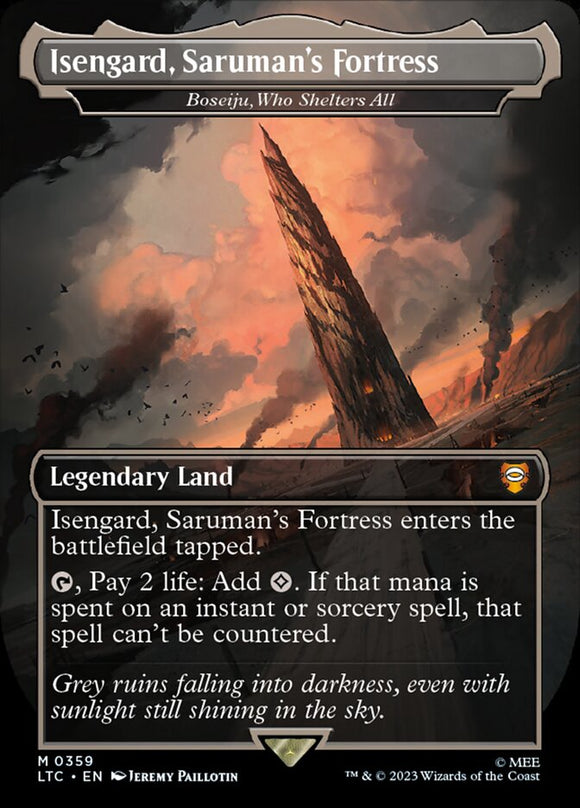 Boseiju, Who Shelters All (Isengard, Saruman's Fortress) - XLTC (Extended Art) Foil