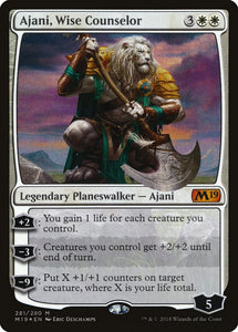 Ajani, Wise Counselor - M19 Foil
